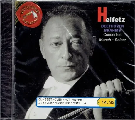 JASCHA HEIFETZ - Beethoven, Brahms: Concertos (CD)