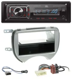 JBL SD AUX MP3 USB Bluetooth Autoradio für Nissan Micra (10-13 K13) silber