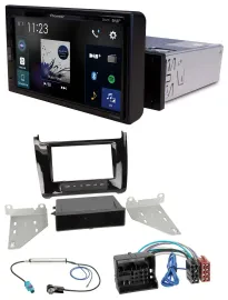 Pioneer DAB MP3 Bluetooth USB Autoradio für VW Polo (ab 14) - piano-schwarz