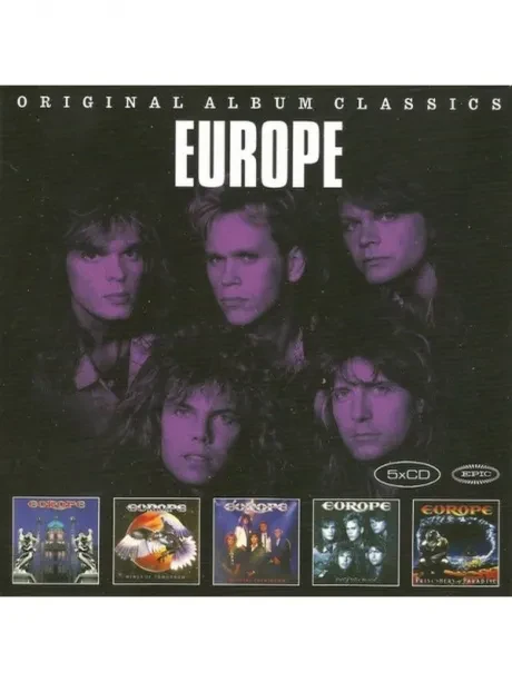 EUROPE - Original Album Classics (Europe / Wing Of Tomorrow / The Final Countdown / Out Of This World / Priso (5CD)