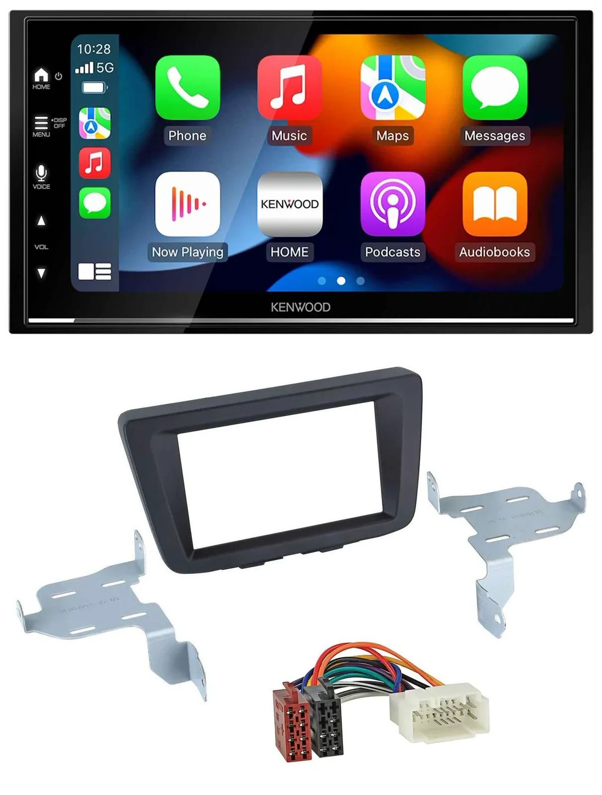 Kenwood DAB USB Bluetooth 2DIN MP3 Autoradio für Suzuki Baleno EW ab 2016