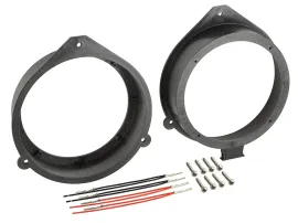 Lautsprechereinbauset für Audi A3 A4 B6 B7 R8 Saab 9.3 Seat Exeo 165 mm Tür Fron
