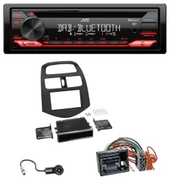 JVC CD DAB USB Bluetooth MP3 Autoradio für Chevrolet Spark (ab 2013)