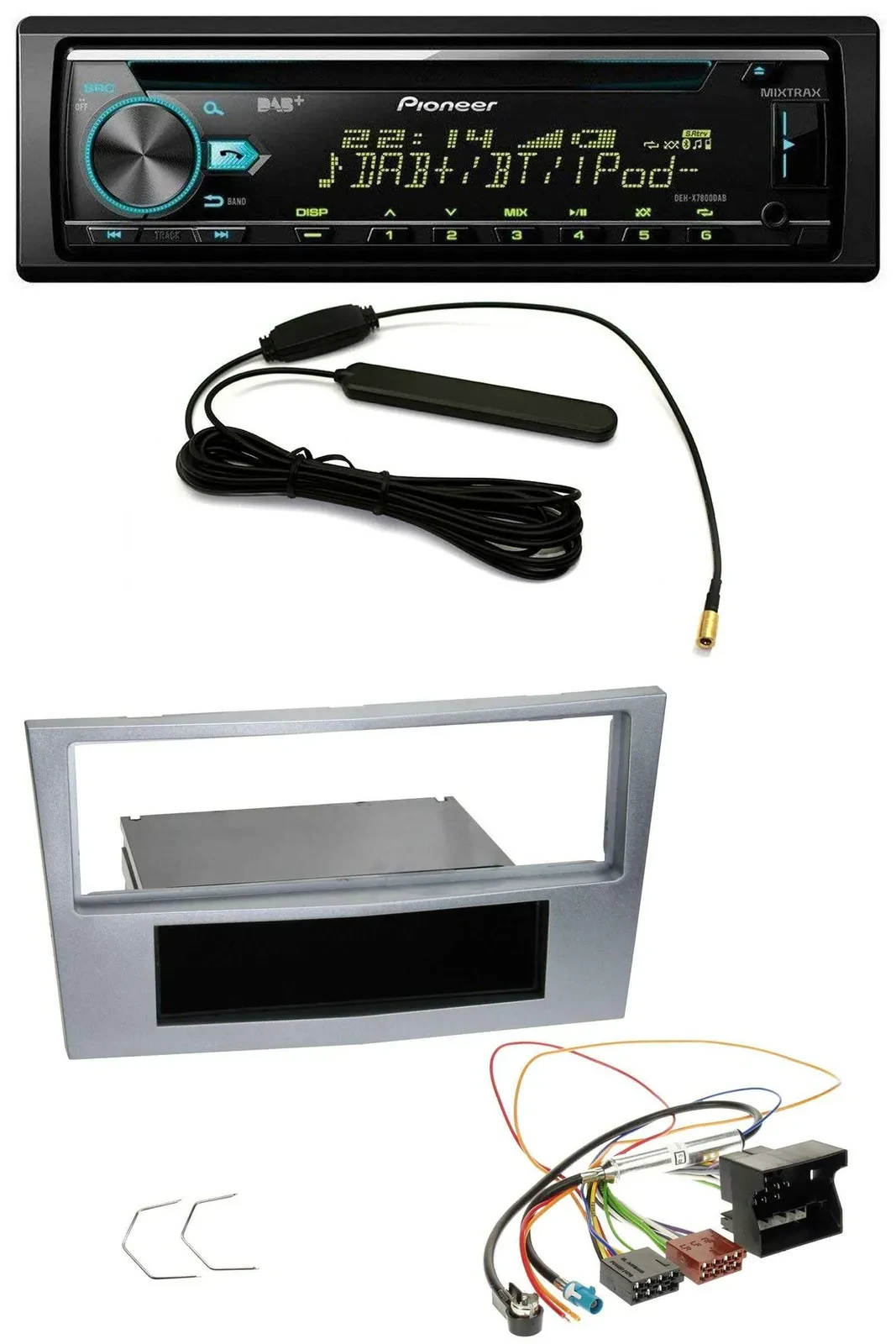 Pioneer CD MP3 AUX DAB USB Autoradio für Opel Astra H Zafira B Corsa D ab 2005 m