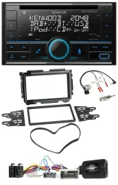 Kenwood CD 2DIN DAB USB Lenkrad Bluetooth Autoradio für Honda HR-V RU ab 2015 sc