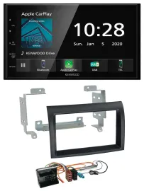 Автомагнитола для Citroen Jumper (2006–2011) Kenwood 2DIN, Bluetooth, USB, MP3, DAB