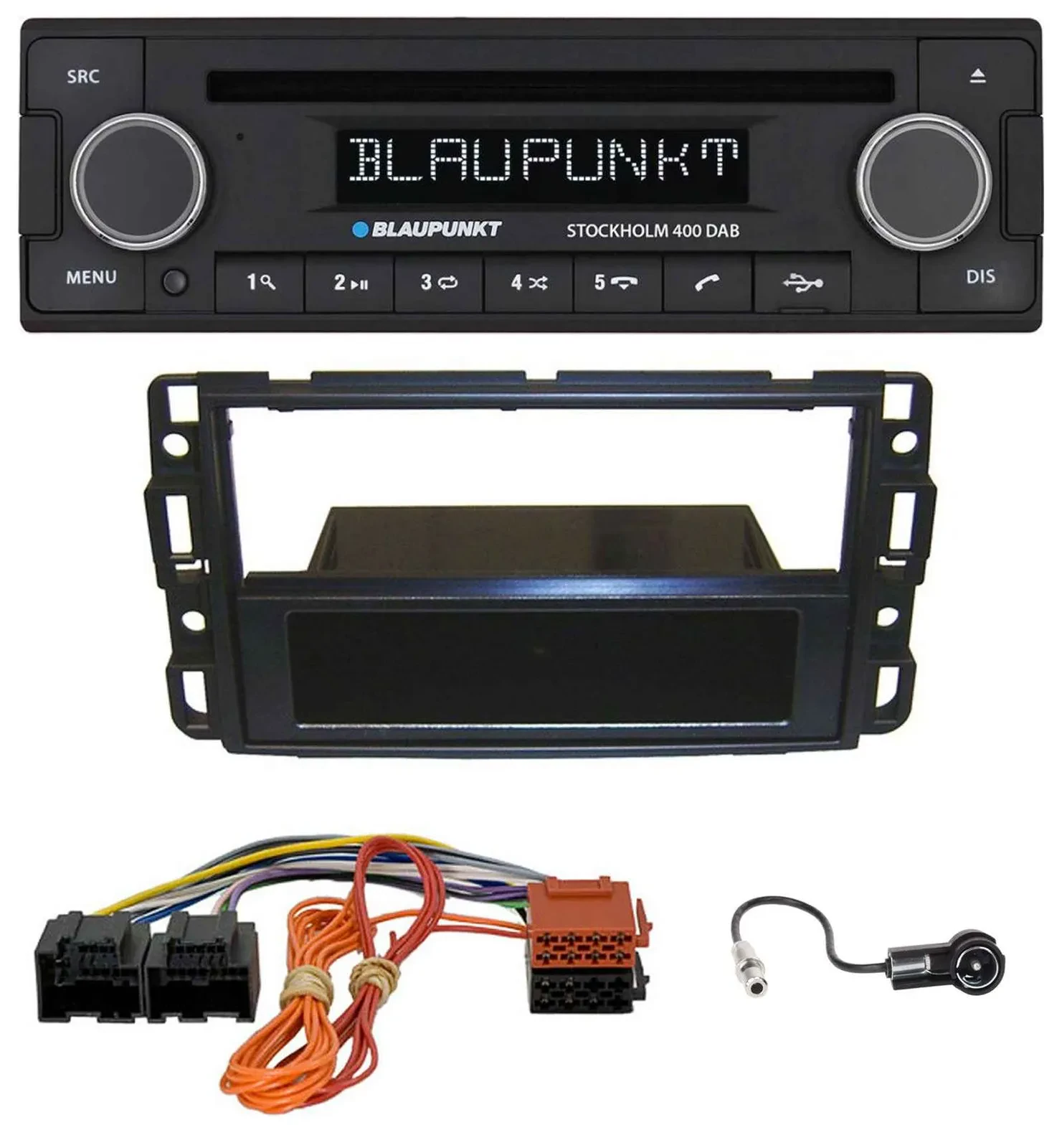Blaupunkt MP3 Bluetooth DAB CD USB Autoradio für Cadillac BLS (2006-2010)