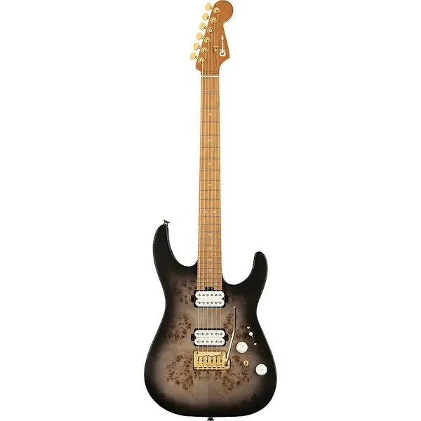 Электрогитара Charvel Pro-Mod DK24 HH 2PT CM QM Transparent Black Burst