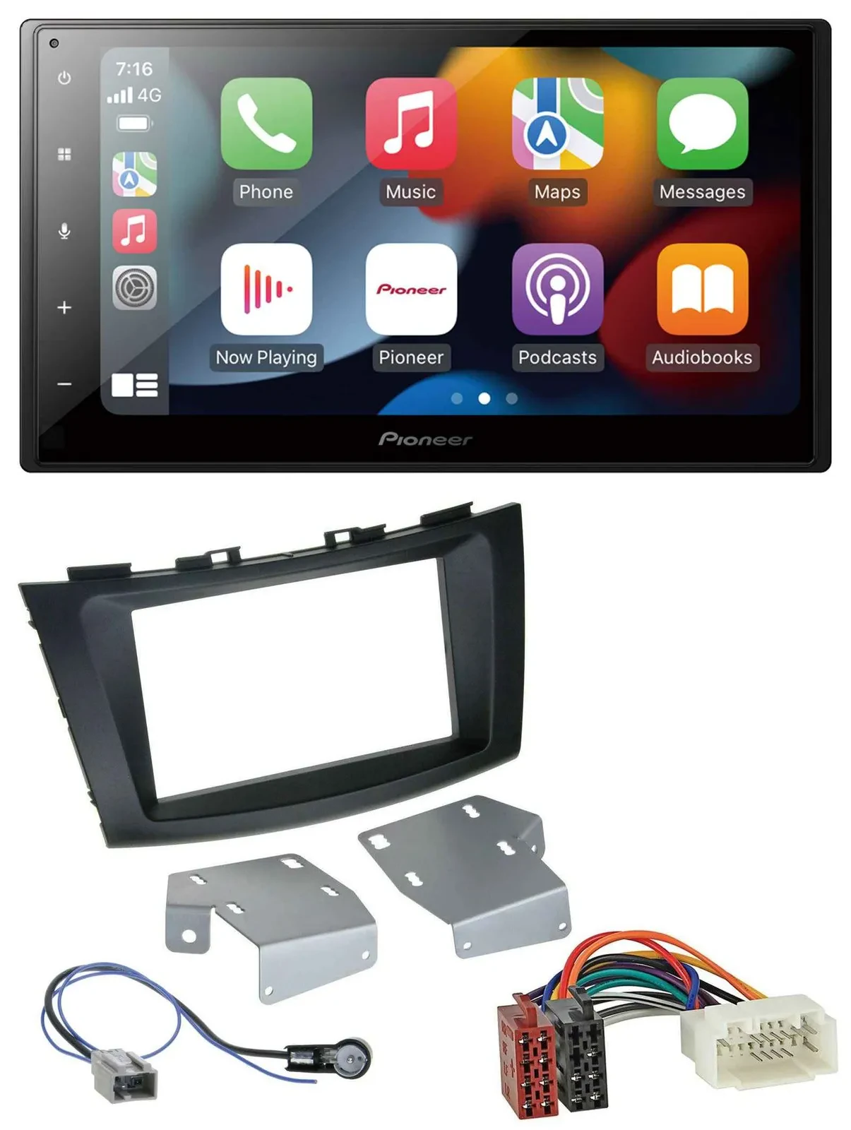 Автомобильная магнитола Pioneer 2DIN DAB Bluetooth USB MP3 для Suzuki Swift (с 2010)