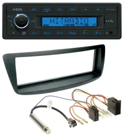 VDO Bluetooth AUX USB MP3 Autoradio für Peugeot 107 Citroen C1 Phantomeinspeisun