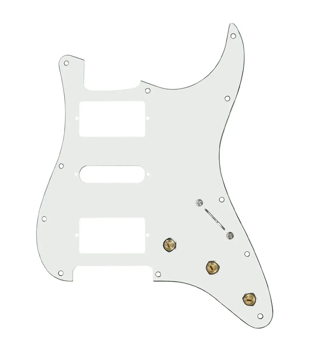 920D Custom HSH Pre-Wired Pickguard for Strat With A Parchment Pickguard and ...