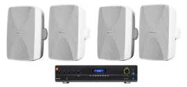 Настенная акустика JBL WET-7020W White с усилителем (4 штуки)