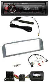 Автомагнитола Pioneer 1 DIN, DAB, MP3, USB, для Alfa 147/GT, антрацит