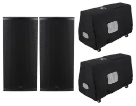 Акустическая система для PA/DJ JBL SRX922 2x12", 3-полосная, активная (набор, пара) с кастер-бордами и чехлами