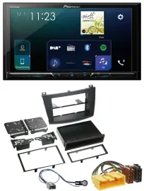 Pioneer MP3 Bluetooth USB 2DIN DAB Autoradio für Mazda 3 (2009-2013)