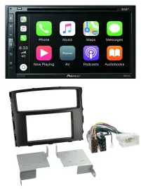 Автомагнитола для Mitsubishi Pajero/Shogun Pioneer 2DIN, DVD, DAB, Bluetooth, USB