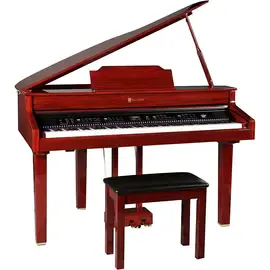 Цифровое пианино Williams Symphony Grand II Digital Micro Grand Piano w/Bench Mahogany Red 88 Key