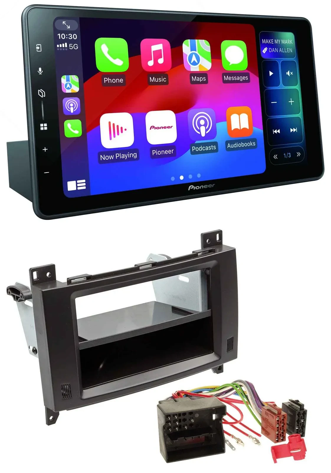 Pioneer Bluetooth DAB MP3 USB Autoradio für Mercedes A- B-Klasse Vito Profiversi