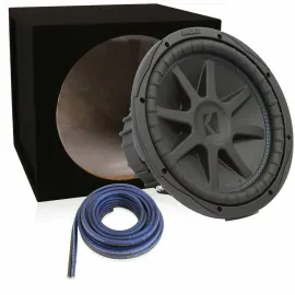 Kicker CompVX CVX152 2000W 15" Dual 4-Ohm Subwoofer with Sealed Enclosure Box