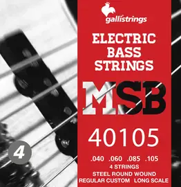Струны для бас-гитары 40-105 Galli Strings MSB40105