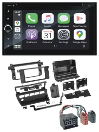 Blaupunkt 2DIN Bluetooth DAB USB DVD MP3 Autoradio für BMW 3er 1999-2001 5 Schal