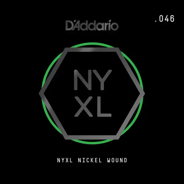 Струна одиночная D'Addario NYNW046 NYXL Nickel Wound Single 046