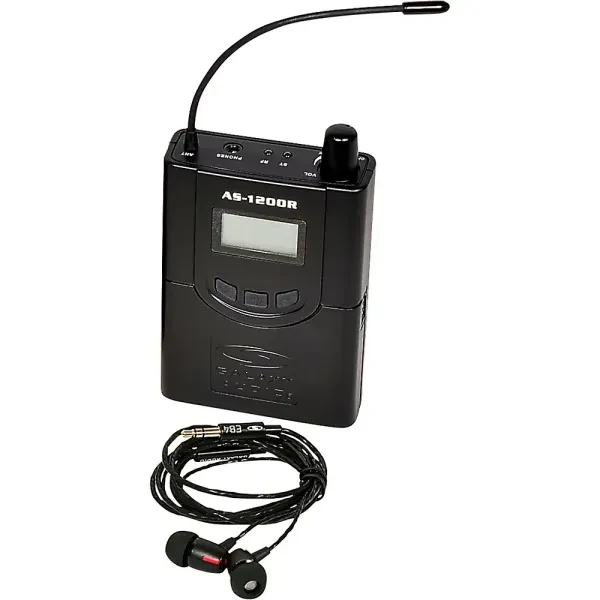 Galaxy Audio 1200 Series WPM Receiver With EB4 Ear Buds Band P4