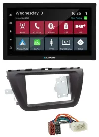 Blaupunkt DAB Bluetooth USB MP3 2DIN Autoradio für Suzuki SX4 (ab 2013)