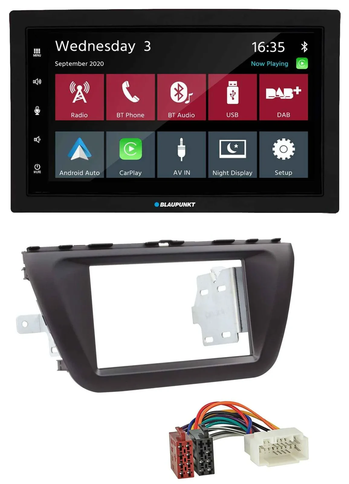 Blaupunkt DAB Bluetooth USB MP3 2DIN Autoradio für Suzuki SX4 (ab 2013)