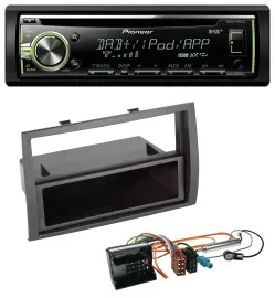 Автомагнитола Pioneer DAB USB MP3 AUX CD для Citroen Jumper 2006–2011, Quadlock