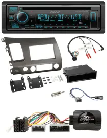 Kenwood Bluetooth DAB CD Lenkrad USB Autoradio für Honda Civic Hybrid 2006-2010