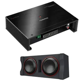 Kenwood eXcelon X503-1 Class D Car Amplifier w/ 12" High-Power Enclosure
