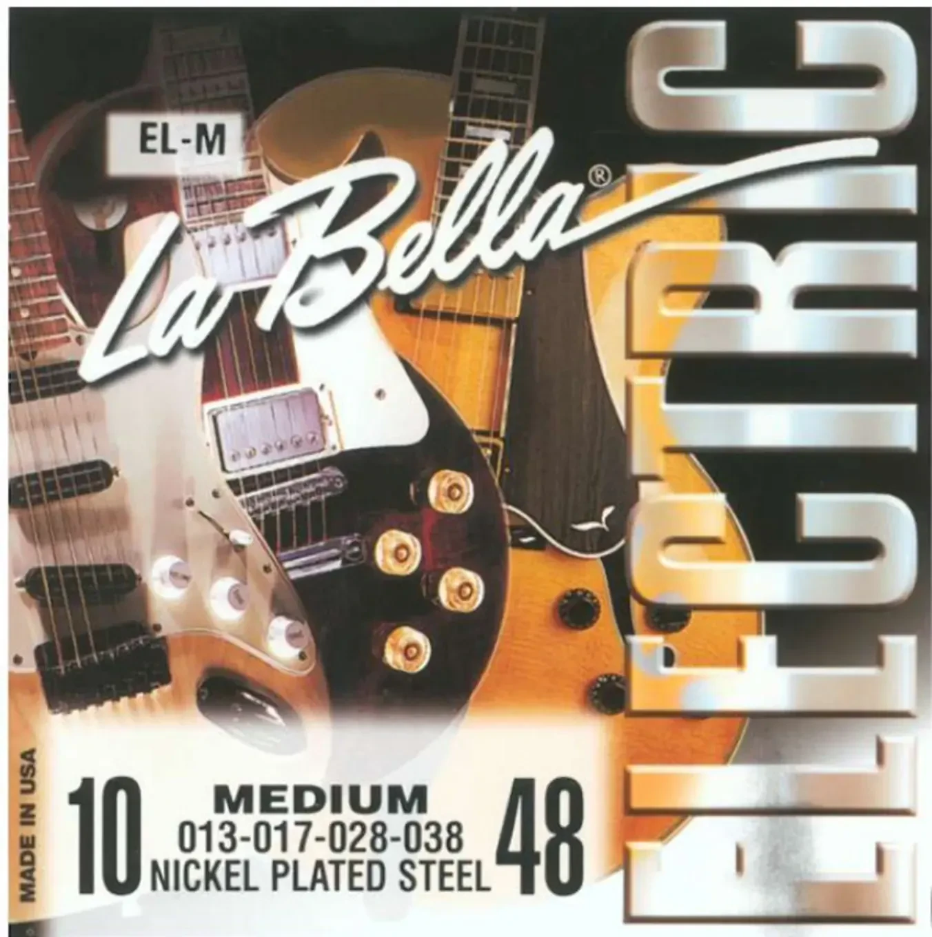 Струны для электрогитары La Bella EL-M Electric 10-48
