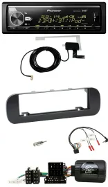 Автомагнитола для Fiat Panda 2012–2020 Pioneer Bluetooth, DAB, USB, черная