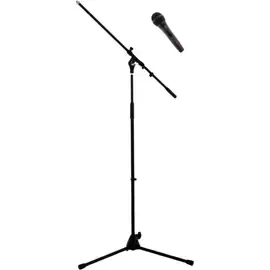 Вокальный микрофон KORN Mikrofonständer + Dynamisches Mikrofon mit Schalter