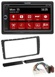 Blaupunkt Bluetooth DAB 2DIN USB DVD MP3 Autoradio für Toyota Hilux (ab 2011)