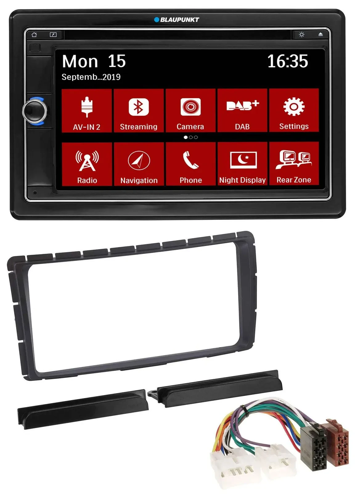 Blaupunkt Bluetooth DAB 2DIN USB DVD MP3 Autoradio für Toyota Hilux (ab 2011)