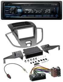 Alpine USB Bluetooth DAB MP3 Autoradio für Ford Transit V363 (2014-2018)