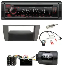 Kenwood Lenkrad CD USB Bluetooth DAB Autoradio für Jaguar X-Type S-Type 2003-200