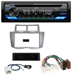 JVC Bluetooth MP3 USB DAB CD Autoradio für Toyota Yaris (2007-2011)