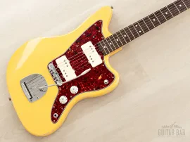 MJT Jazzmaster Partscaster Relic Olympic White w/ Lollar Regal, Mastery, Case