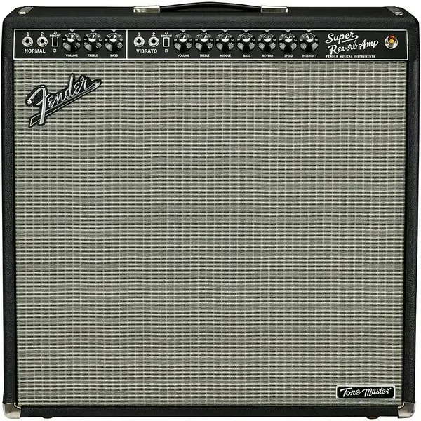 Комбоусилитель для электрогитары Fender Tone Master Super Reverb Silver Black Jensen P10R 4x10 45W