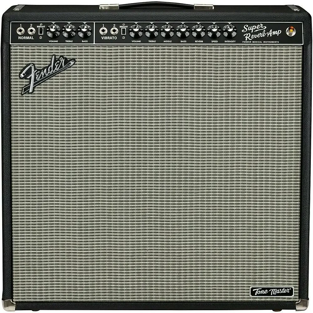 Комбоусилитель для электрогитары Fender Tone Master Super Reverb Silver Black Jensen P10R 4x10 45W