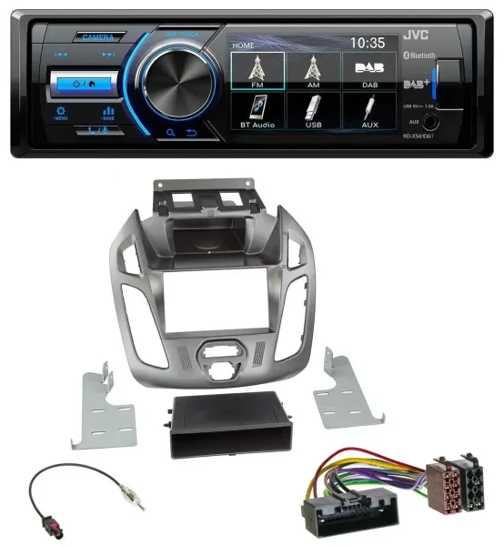 JVC Bluetooth MP3 USB DAB Autoradio für Ford Connect Transit 2012-2018 ohne Disp