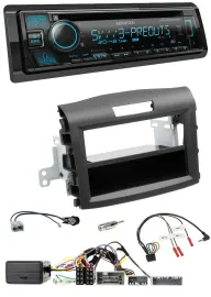 Kenwood Bluetooth USB CD Lenkrad DAB Autoradio für Honda CR-V ab 2013 schwarz