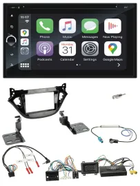 Blaupunkt USB DAB Bluetooth 2DIN TMC Lenkrad Navigation für Opel Adam Corsa E 20