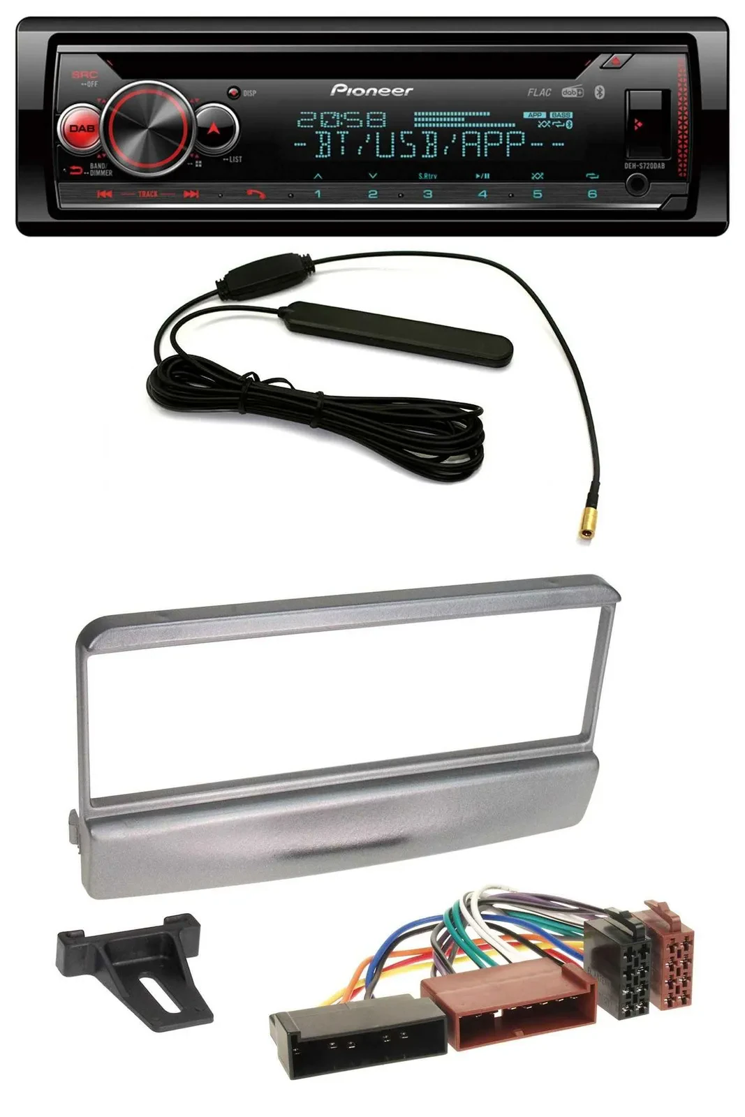 Автомагнитола для Ford Mondeo 1996–2002, Transit до 2006 Pioneer USB DAB MP3 Bluetooth CD