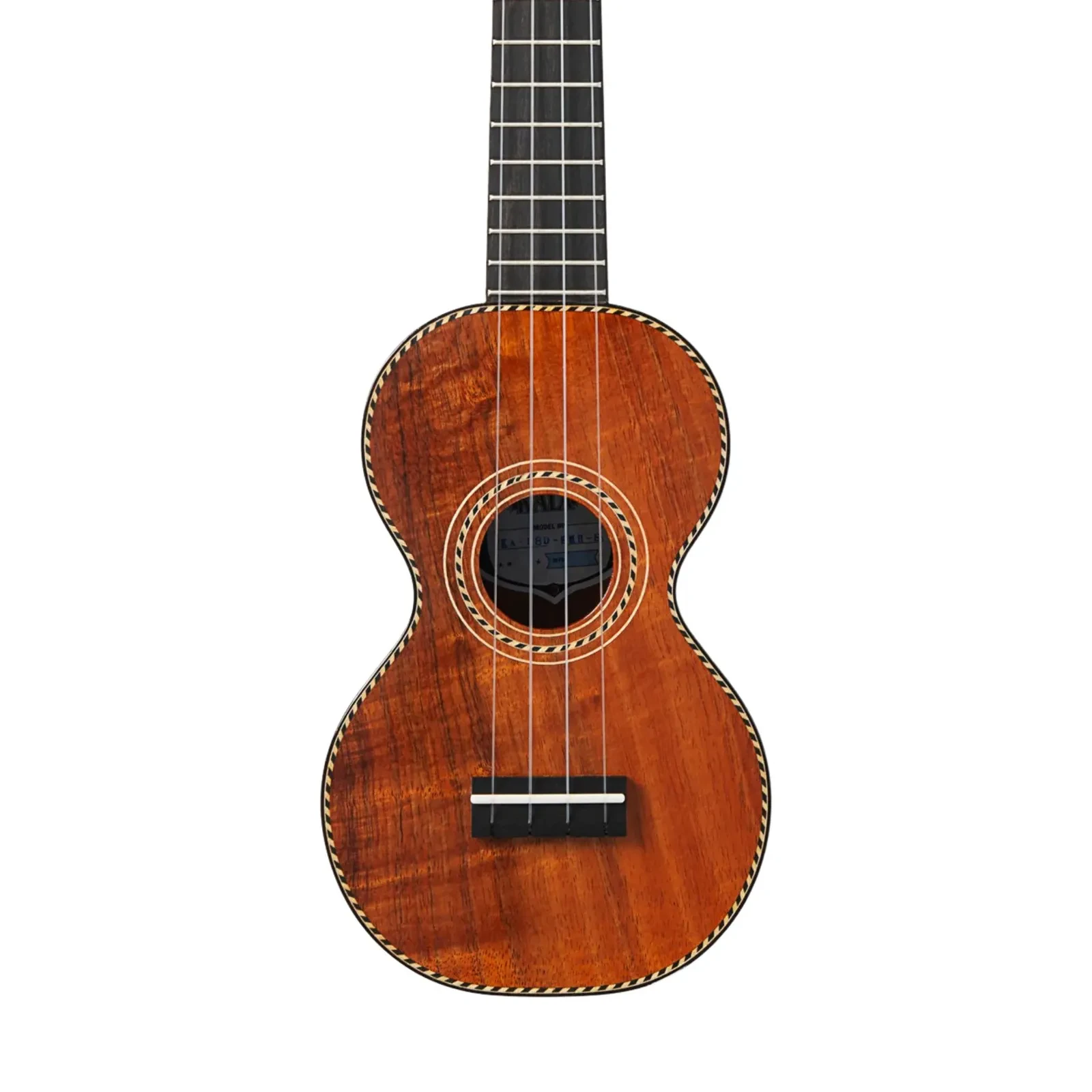 Укулеле Kala KA-F8D-KMH сопрано, гавайская коа/махагон, Figure 8, с чехлом