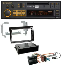 Автомагнитола для Citroen Jumper 2006–2011 Pioneer DAB, MP3, USB, Bluetooth, Quadlock, черный (piano black)