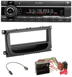 Kienzle Bluetooth MP3 USB DAB Autoradio für Ford C-Max Focus Galaxy ab 2007 Abla